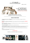 Shooting &ndash; Mode d`emploi