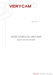 MODE D`EMPLOI DU VERYCAM&reg;