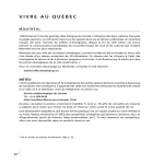 Vivre au Québec - Bureau des étudiants internationaux
