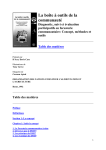 La bo&icirc;te &agrave; outils de la communaut&eacute;