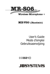 User`s Guide Mode d`emploi Gebruiksaanwijzing