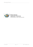 Mode d`emploi Application Pr&eacute;sences Planification des &eacute;v&egrave;nements