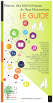 le guide - R&eacute;seau des biblioth&egrave;ques de la COPAMO