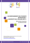 Consulter le rapport final pour la mise en œuvre du projet AP1_462