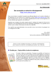 Au primaire Des nouveaut&eacute;s en recherche et d&eacute;veloppement! (http