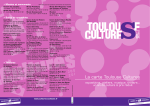 Télécharger la brochure Carte Toulouse Cultures 2015-2016