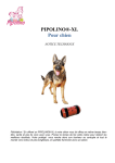 PIPOLINO&reg;-XL Pour chien NOTICE TECHNIQUE