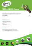 TERRA GLASS Cleaner Animal
