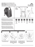 Instructions: Food and Hydration Pack Mode d`emploi