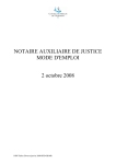 NOTAIRE AUXILIAIRE DE JUSTICE MODE D`EMPLOI 2