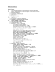 Table de Mati&egrave;res Avant-Propos I. Les 4 grandes familles et