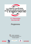 Programme Rencontres 2001