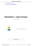 Déchetterie : mode d`emploi