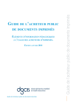 guide de l`acheteur public des documents imprimés