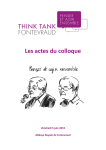 Les actes du colloque - Think Tank Fontevraud