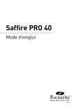 Architecture de la Saffire PRO 40