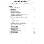 LE FAIT HOMOSEXUEL : - C + H Chrétien-ne-s et Homosexuel-le-s