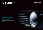 InFocus IN1500 Series Datasheet (French)