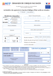 demande de cheque-vacances - École Nationale Supérieure d