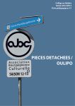 PIECESDETACHEES/ OULIPO