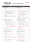 Errata du mode d`emploi