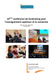 10 conférence de fundraising pour l`enseignement supérieur et la