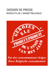 Dossier de presse Produits de l`Ann&eacute;e Janvier 2009