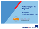 Détail de l`offre Perte d`emploi Dirigeant AXA