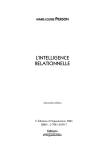 L`INTELLIGENCE RELATIONNELLE