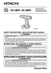 DS 14DFL • DS 18DFL - Hitachi Power Tools