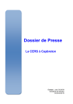 Dossier de Presse Le CERS à Capbreton