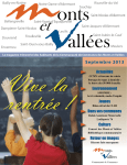 Septembre 2013 - Communauté de Communes Monts et Vallées