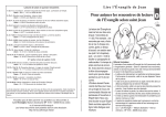 Pour animer les rencontres de lecture de l`Évangile selon