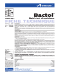 Bactol® désinfectant et assainisseur