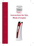 Instructions for Use Mode d`emploi
