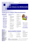 Fiche Méthode N°7 Dictionnaire