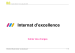 Internat d`excellence - Ministère de l`éducation nationale