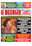 Le Messager N°428 - République Togolaise
