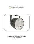Projecteur LED Par 64 DMX