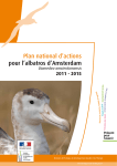 Plan national d`actions pour l`albatros d`Amsterdam