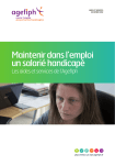 Maintenir dans l`emploi un salarié handicapé