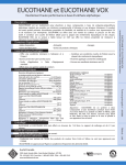 EUCOTHANE et EUCOTHANE VOX