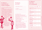 la balance, mets de no&euml;l mode d`emploi livraison, ici et l&agrave; la balance