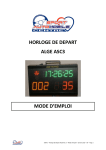 Notice de mise en route simplifi&eacute;e par le Comit&eacute; Centre