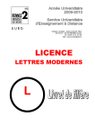 Licence 1 - Université Rennes 2