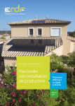Mode d`emploi : Raccorder son installation de production
