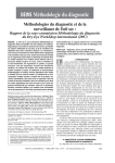 Dews methodologie du diagnostic - Tear Film & Ocular Surface