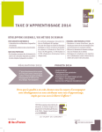 TAXE D`APPRENTISSAGE 2014