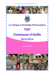 Le Temps d`Activités Périscolaire TAP Commune d`Azille 2013-2014