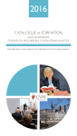 Catalogue 2016 - Ecole Nationale de la Magistrature